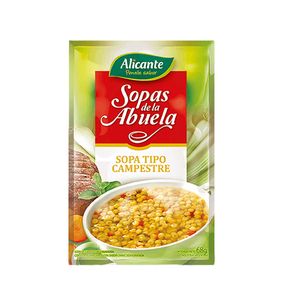 Sopa Alicante tipo campestre 68 gr / Alicante country type soup 68 gr (Units x Case 10u) San Telmo Market, Argentine Grocery & Restaurant, We Ship All Over USA and CANADA