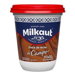 Dulce de leche  de campo / Dulce de leche de campo MILKAUT (400 gr - 14.11 Oz) UNIDADES x CAJA 24San Telmo Market, tu mercado mayorista argentino con envio a todo el mundo