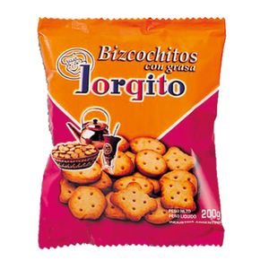 Bizcochitos de Grasa Saladas / Savory Biscuits JORGITO - ( 200gr 7.05 Oz)