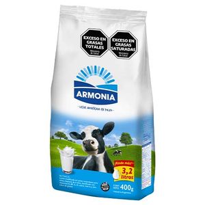 Leche polvo  con vitaminas / Milk powder with vitamins ARMONIA (400 gr - 14.11 Oz) UNIDADES x CAJA 24San Telmo Market, tu mercado mayorista argentino con envio a todo el mundo