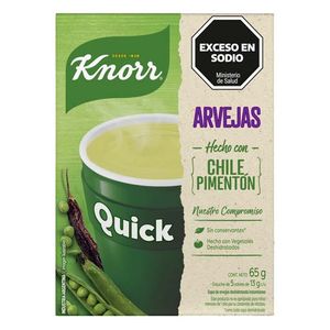 Sopa Quick arvejas chile 46.5 gr / Quick chili pea soup 46.5 gr (Units x Case 24u) San Telmo Market, Argentine Grocery & Restaurant, We Ship All Over USA and CANADA