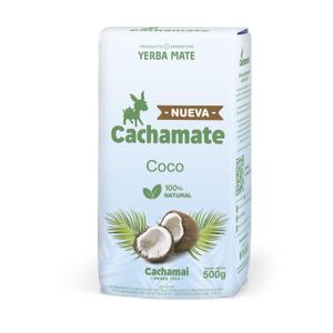 Yerba  coco / Coconut yerba CACHAMATE (500 gr - 17.64 Oz) UNIDADES x CAJA 12San Telmo Market, tu mercado mayorista argentino con envio a todo el mundo