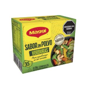 Caldo  verdras polvogr / Powdered vegetable broth MAGGI (5 gr - .18 Oz)