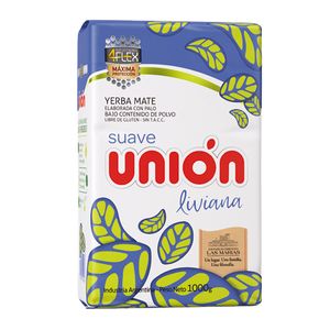 Yerba  liviana / light herb UNION (1 kg - .04 Oz) UNIDADES x CAJA 10San Telmo Market, tu mercado mayorista argentino con envio a todo el mundo