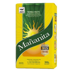 Yerba / Yerba MAÑANITA (1 kg - .04 Oz) UNIDADES x CAJA 10San Telmo Market, tu mercado mayorista argentino con envio a todo el mundo