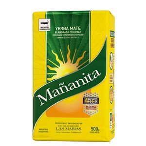 Yerba / Yerba MAÑANITA (500 gr - 17.64 Oz) UNIDADES x CAJA 10San Telmo Market, tu mercado mayorista argentino con envio a todo el mundo