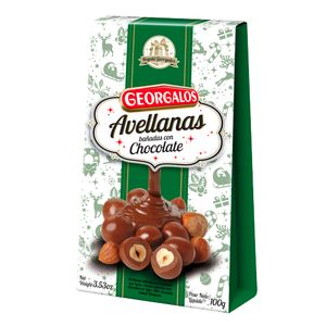 Avellanas Georgalos con chocolate 100 gr / Georgalos hazelnuts with chocolate 100 gr