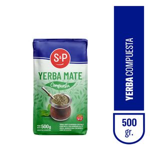 Yerba  compuesta / Composite herb S&P (500 gr - 17.64 Oz) UNIDADES x CAJA 12San Telmo Market, tu mercado mayorista argentino con envio a todo el mundo