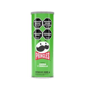 Papas fritas  crema & cebolla / Cream & onion fries PRINGLES (109 gr - 3.84 Oz) UNIDADES x CAJA 18San Telmo Market, tu mercado mayorista argentino con envio a todo el mundo