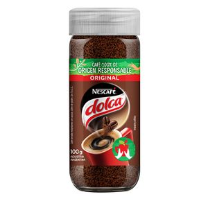 Cafe instantaneo Dolca facil de batir frasco 100 gr / Dolca instant coffee easy to blend jar 100 gr (Units x Case 6u) San Telmo Market, Argentine Grocery & Restaurant, We Ship All Over USA and CANADA