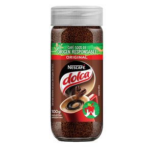 Cafe instantaneo  facil de batir frasco / Instant coffee easy to shake jar DOLCA (100 gr - 3.53 Oz)