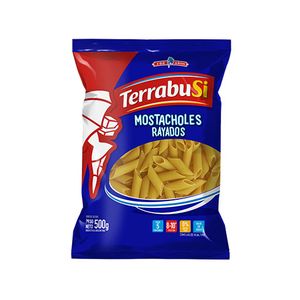 Fideos  mostachols / Mostachol noodles TERRABUSI (500 gr - 17.64 Oz) UNIDADES x CAJA 15San Telmo Market, tu mercado mayorista argentino con envio a todo el mundo