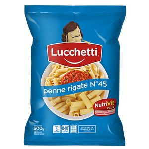 Fideos  penne rigate N°s / Penne rigate noodles No. LUCCHETTI (45 gr - 1.59 Oz)
