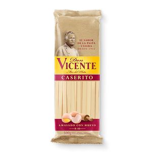 Fideos  caserito al huevo / Homemade egg noodles DON VICENTE (500 gr - 17.64 Oz) UNIDADES x CAJA 20San Telmo Market, tu mercado mayorista argentino con envio a todo el mundo