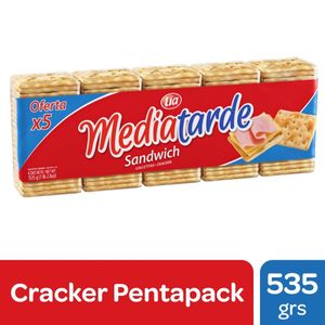 Galletitas  sandwich / Sandwich cookies MEDIA TARDE (5107 gr - 180.14 Oz)