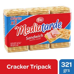 Galletitas  sandwichgr / Sandwich cookies MEDIA TARDE (3 gr - .11 Oz)