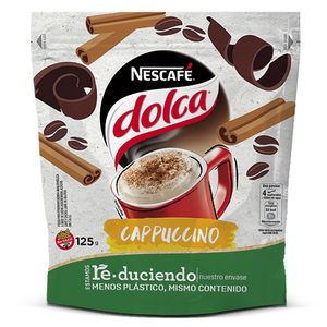 Cafe instantaneo Dolca cappu ccino nuevo doy pack 125 gr / Dolca instant coffee cappu ccino new I give pack 125 gr (Units x Case 8u) San Telmo Market, Argentine Grocery & Restaurant, We Ship All Over USA and CANADA