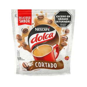 Cafe instantaneo  cortado nuevo doy pack / New cut instant coffee I pack DOLCA (125 gr - 4.41 Oz)