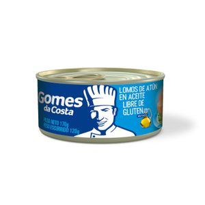 Atun Gomes Da Costa lomo en aceite 170 gr / Gomes Da Costa tuna loin in oil 170 gr (Units x Case 24u) San Telmo Market, Argentine Grocery & Restaurant, We Ship All Over USA and CANADA