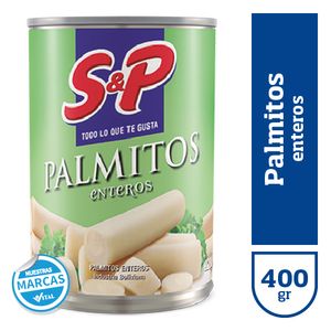 Palmitos  enteros / Whole hearts of palm S&P (400 gr - 14.11 Oz) UNIDADES x CAJA 24San Telmo Market, tu mercado mayorista argentino con envio a todo el mundo