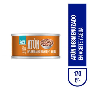 Atun  desmenuzado en aceite / Crumbled tuna in oil BONMAR (170 gr - 6. Oz)