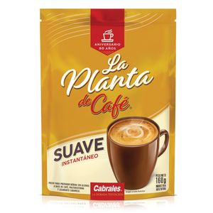 Cafe instantaneo La Planta de Cafe suave doy pack 160 gr / Instant coffee La Planta de Cafe soft I give pack 160 gr (Units x Case 12u) San Telmo Market, Argentine Grocery & Restaurant, We Ship All Over USA and CANADA