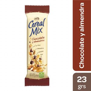 Barra Cereal mix choco almendras 23 gr / Cereal bar mix choco almonds 23 gr (Units x Case 20u) San Telmo Market, Argentine Grocery & Restaurant, We Ship All Over USA and CANADA