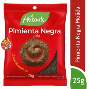 Pimienta ne a  molida / Ground black pepper ALICANTE (25 gr - .88 Oz)