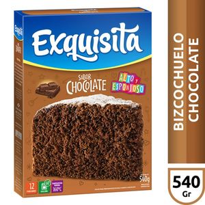 Bizcochuelo Exquisita de chocolate540 gr / Exquisite chocolate sponge cake540 gr (Units x Case 12u) San Telmo Market, Argentine Grocery & Restaurant, We Ship All Over USA and CANADA