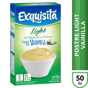 Postre Exquisita de vainilla ligth 50 gr / Exquisite light vanilla dessert 50 gr (Units x Case 12u) San Telmo Market, Argentine Grocery & Restaurant, We Ship All Over USA and CANADA