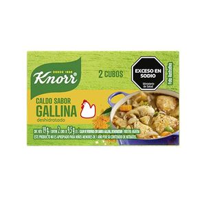 Caldo Knorr gallina deshidratada 2 u / Knorr dehydrated chicken broth 2 u (Units x Case 24u) San Telmo Market, Argentine Grocery & Restaurant, We Ship All Over USA and CANADA