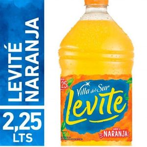 Agua saborizada Villa del Sur  naranja./. / Villa del Sur orange flavored water./. LEVITE (2 lt - .07 Oz)