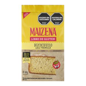 Bizcochuelo  vainilla sin tacc / Vanilla sponge cake without tacc MAIZENA (450 gr - 15.87 Oz)