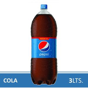 Gaseosa  pet / pet soda PEPSI (3 lt - .79 Gal)