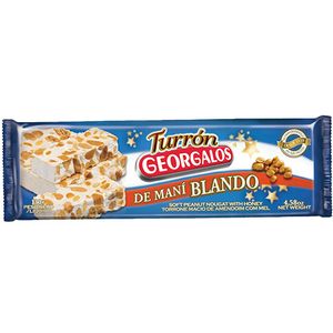 Turron de mani Georgalos blando 130 gr / Soft Georgalos peanut nougat 130 gr