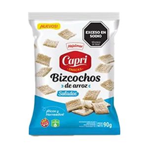 Bizcochos  salados sin tacc / Tacc-free savory biscuits CAPRI (90 gr - 3.17 Oz) UNIDADES x CAJA 12San Telmo Market, tu mercado mayorista argentino con envio a todo el mundo