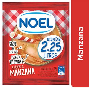 Jugo en polvo  manzana / Apple juice powder NOEL (18 gr - .63 Oz)