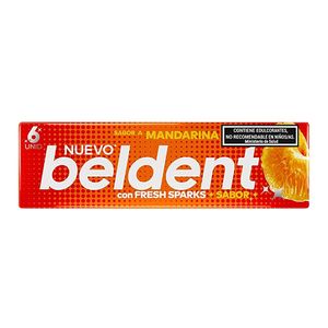 Chicle Beldent mnadarina 20 u / Beldent mnadarina chewing gum 20 u (Units x Case 1u)