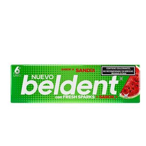 Chicle Beldent sandia 20 u / Beldent watermelon gum 20 units (Units x Case 1u)