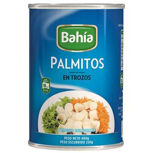 Palmitos  trozos x / Palm hearts pieces x BAHIA (400 gr - 14.11 Oz)