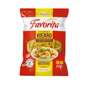 Fideo  mostachol / Mostachol noodle FAVORITA (500 gr - 17.64 Oz)