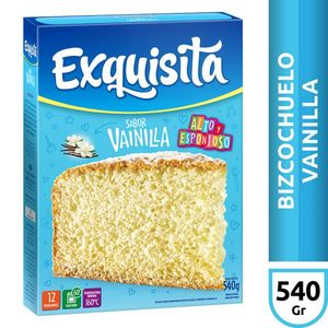 Bizcochuelo  de vainilla / Vanilla sponge cake EXQUISITA (540 gr - 19.05 Oz)