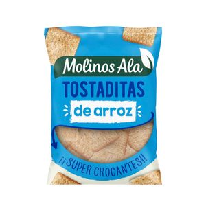 Tostaditas arroz  sin sal / Rice toasts without salt MOLINOS ALA (150 gr - 5.29 Oz)
