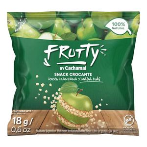 Snack Frutty manzana verde deshidratadas / Snack Frutty dehydrated green apple GENÉRICO (18 gr - .63 Oz)