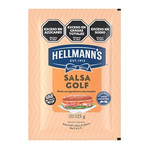 Salsa golf  sachet sin tacc / Golf sauce sachet without tac HELLMANNS (125 gr - 4.41 Oz) UNIDADES x CAJA 20San Telmo Market, tu mercado mayorista argentino con envio a todo el mundo