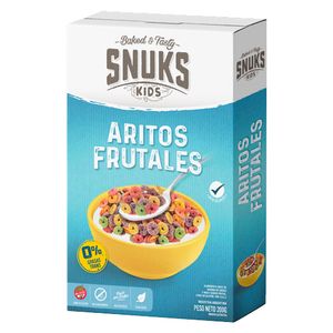 Aritos frutales  sin tacc / Tacc-free fruit rings SNUKS (200 gr - 7.05 Oz) UNIDADES x CAJA 12San Telmo Market, tu mercado mayorista argentino con envio a todo el mundo