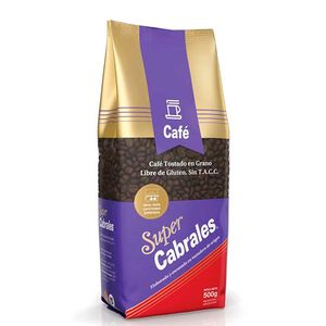 Cafe Cabrales espresso en grano 500 gr / Cafe Cabrales espresso beans 500 gr (Units x Case 6u)