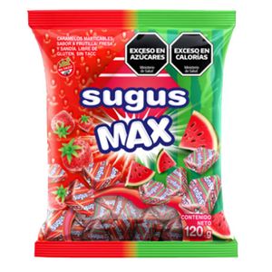 Caramelos  Max frutilla y sandia / Max strawberry and watermelon candies SUGUS (120 gr - 4.23 Oz)