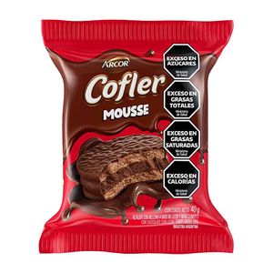 Alfajor  mousse simple / Alfajor simple mousse COFLER (40 gr - 1.41 Oz)