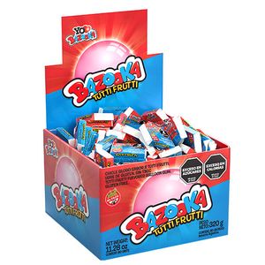 Chicle  tutti frutti / tutti frutti gum BAZOOKA (80 g - 2.82 Oz) UNIDADES x CAJA 18San Telmo Market, tu mercado mayorista argentino con envio a todo el mundo